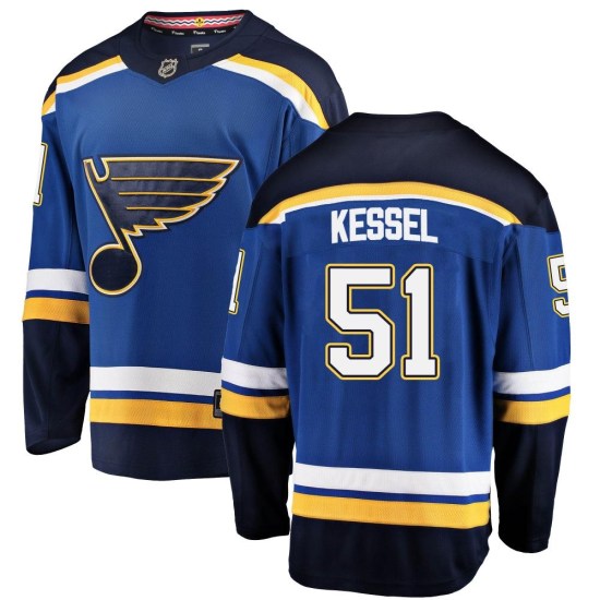 Matthew Kessel St. Louis Blues Breakaway Home Fanatics Branded Jersey - Blue