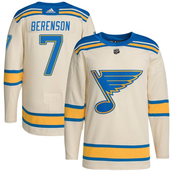 Red Berenson St. Louis Blues Youth Authentic Cream 2022 Winter Classic Player Adidas Jersey - Red