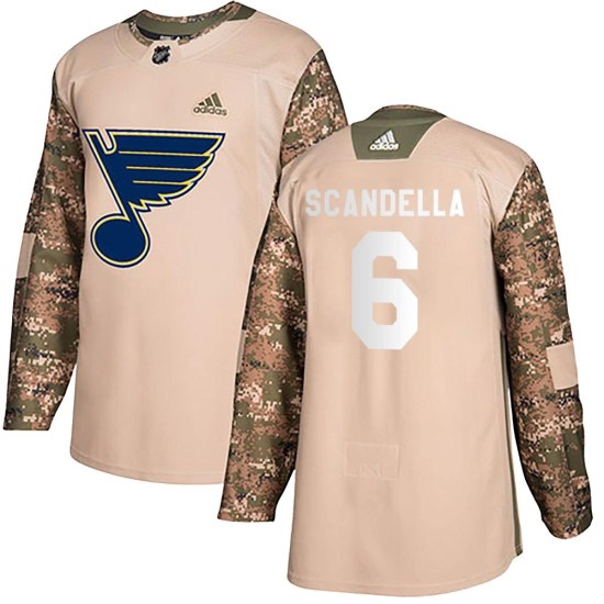 Marco Scandella St. Louis Blues Youth Authentic ized Veterans Day Practice Adidas Jersey - Camo