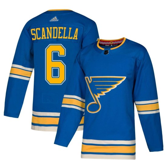 Marco Scandella St. Louis Blues Youth Authentic ized Alternate Adidas Jersey - Blue
