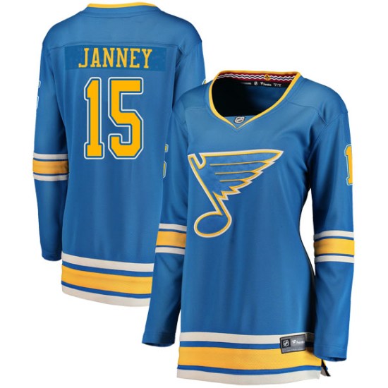 Craig Janney St. Louis Blues Women's Breakaway Alternate Fanatics Branded Jersey - Blue