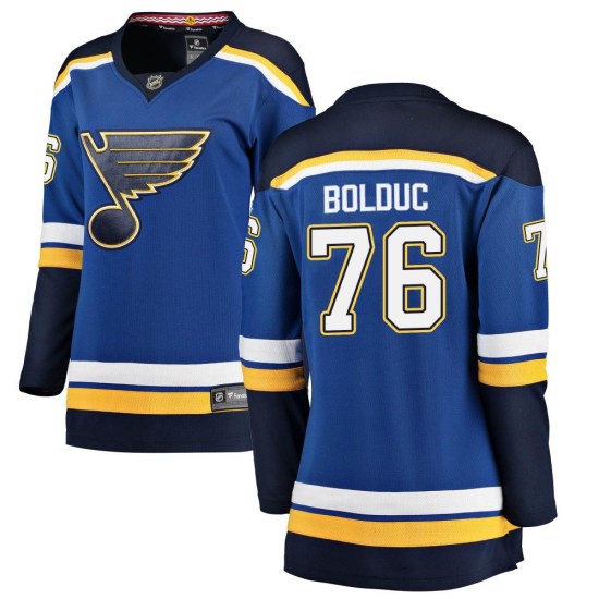 Zack Bolduc St. Louis Blues Women's Breakaway Home Fanatics Branded Jersey - Blue