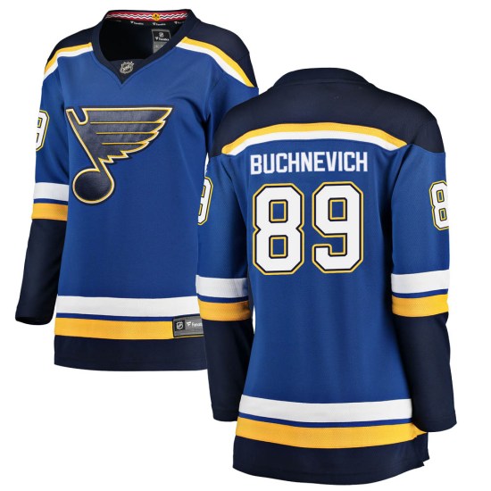 Pavel Buchnevich St. Louis Blues Women's Breakaway Home Fanatics Branded Jersey - Blue
