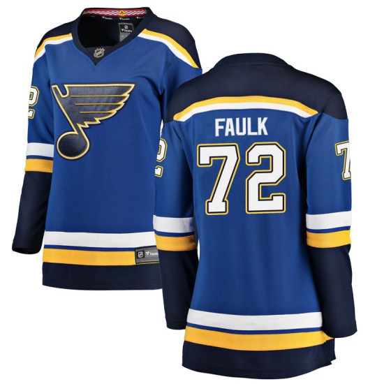Justin Faulk St. Louis Blues Women's Breakaway Home Fanatics Branded Jersey - Blue