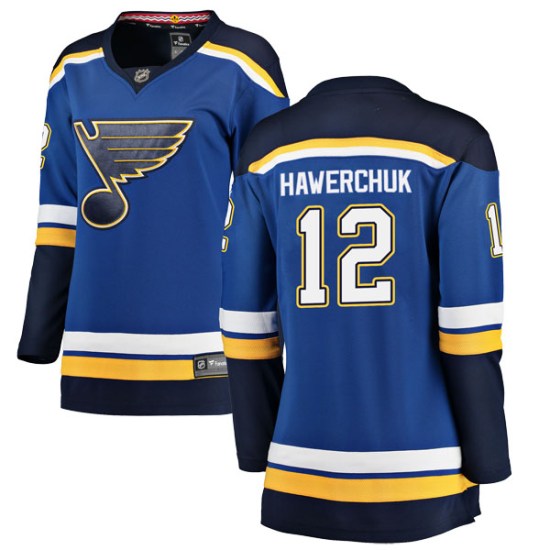 Dale Hawerchuk St. Louis Blues Women's Breakaway Home Fanatics Branded Jersey - Blue