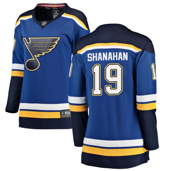 Brendan Shanahan St. Louis Blues Women's Breakaway Home Fanatics Branded Jersey - Blue