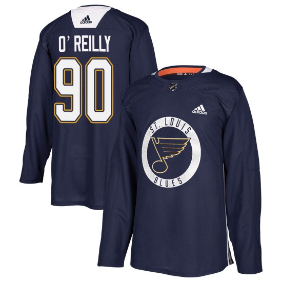 Ryan O'Reilly St. Louis Blues Authentic Practice Adidas Jersey - Blue