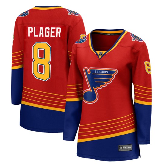 Barclay Plager St. Louis Blues Women's Breakaway 2020/21 Special Edition Fanatics Branded Jersey - Red