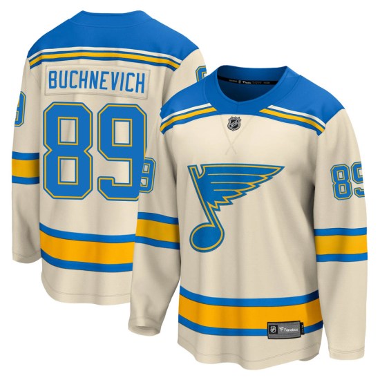 Pavel Buchnevich St. Louis Blues Youth Breakaway 2022 Winter Classic Fanatics Branded Jersey - Cream