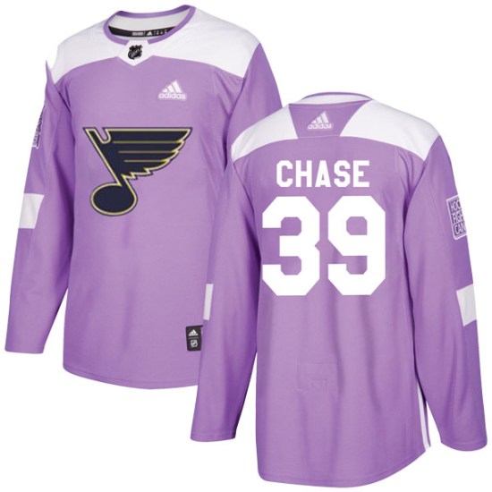 Kelly Chase St. Louis Blues Youth Authentic Hockey Fights Cancer Adidas Jersey - Purple