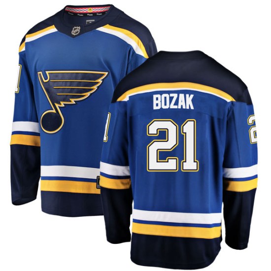 Tyler Bozak St. Louis Blues Youth Breakaway Home Fanatics Branded Jersey - Blue